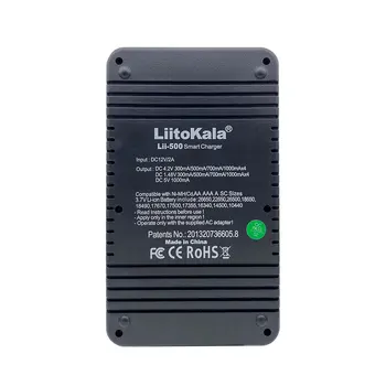 Liitokala lii500 LCD Nabíjačka pre 3,7 V 18650 26650 18500 Valcové Lítiové Batérie lii-500 1.2 V, Batéria 18650 Nabíjačky