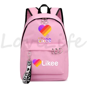 LIKEE Video Školské tašky pre Študentský batoh Likee Notebook Batoh Školské Tašky pre Dospievajúce Dievčatá chlapci späť na školské tašky