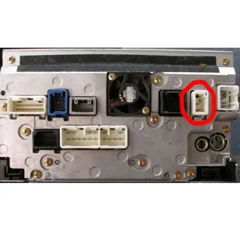 Line Out 3 Chinch Kabel RCA kábel Kábel Adaptéra Pre Toyota Headunit 6 Pin Modrá AV Port 3040