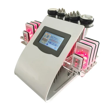 Lipolisis Vákuové laser 40K Ultrazvukové Kavitácie chudnutie Krása Stroj Multipolárneho RF Pokožku Tela Zdvíhacie Utiahnite Anti-wrinkle