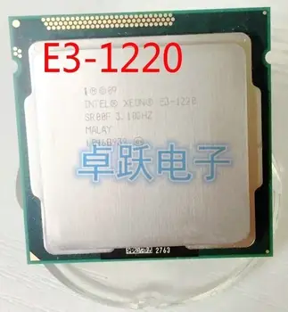 Lntel Xeon E3 1220 E3-1220 3.1 GHz, 8MB 4 jadrá Socket 1155 5 GT družstvo Server Core CPU E3-1220 DOPRAVA ZADARMO