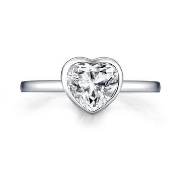 Logiciel flashage nokia 925 Sterling Silver Srdce Prstene pre Ženy Bague Femme Argent Zapojenie Svadobné Biele Zlato Farebné Šperky