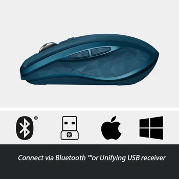 Logitech MX ANYWHERE 2S Bluetooth Vynikajúce Dual-ModeCross-Počítačové Riadenie MX Anywhere2SblueWireless Myš