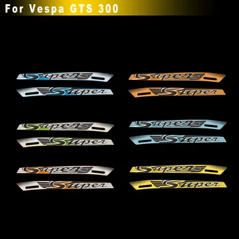 Logo Pre PIAGGIO VESPA GTS 300 GTS300 Šport SUPER Motocykel Telo Shell Obtlačky Samolepky Reflexné Znak