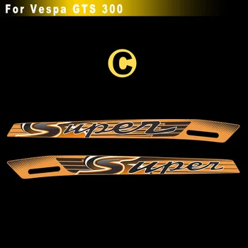 Logo Pre PIAGGIO VESPA GTS 300 GTS300 Šport SUPER Motocykel Telo Shell Obtlačky Samolepky Reflexné Znak