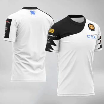LOL E-sports LCK DRX Hráč Jersey Jednotné Esports Tím T-shirt Prispôsobiť ID Fanúšikov Hry, Tričká Muži Ženy Vlastné Meno Tees Tričko