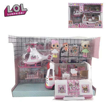 LOL Prekvapenie Bábika Pôvodné lols bábiky Prekvapenie Lietadlo Hračky, Anime Postavy Rovine Model Zbierku DIY Narodeninám Darčeky pre Dievča