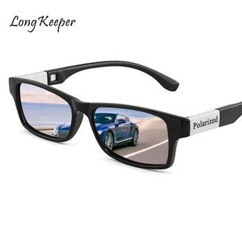 LongKeeper 2020 Značky Malé Námestie Polarizované slnečné Okuliare Ženy Muži Retro Rctangle Slnečné Okuliare Ženské Odtiene Jazdy Gafas de sol