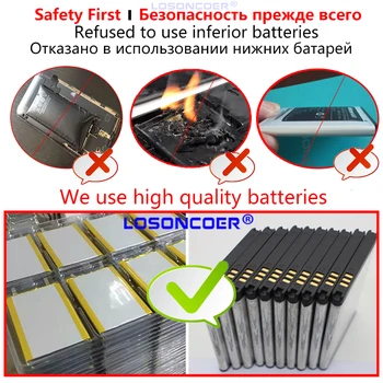 LOSONCOER 4600mAh LIS1576ERPC/AGPB014-A001 Batérie vhodné pre SONY Xperia M4 Aqua E2303 E2333 E2353 Batérie