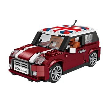 LOZ Technic Mini Bloky Vozidla, Model Vozidla Stavebné Bloky pre Pretekárske Auto, Predaj Zmrzliny Hotdog Truck Tehly Vzdelávacích hračiek, Darčekov