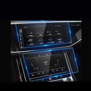 Lsrtw2017 auta GPS Navigácie dotykový displej Tvrdeného film ochranná nálepka pre audi a6, a7 2018 2019 2020 A8 anti-scratch ovládanie