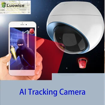 LUOWICE 2MP Cloud IP Kamera Auto Tracking Wifi Kamera Vnútorné 1080P Home Security Dohľadu CCTV Kamery obojsmerné Audio