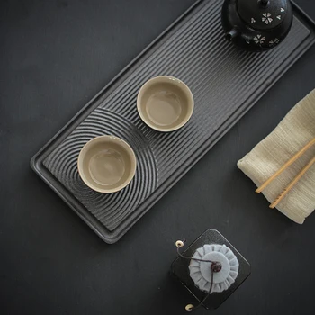 LUWU čierne keramické teacup cherry blossom šálku čaju sady 2 poháre čínskej kung-fu pohár 45ml