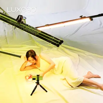 LUXCEO P120 RGB LED Video Svetlo Nepremokavé Prútik 120 cm Diaľkové Ovládanie IP68 CRI 95+ s vstavanú Batériu pre fotografie, Video