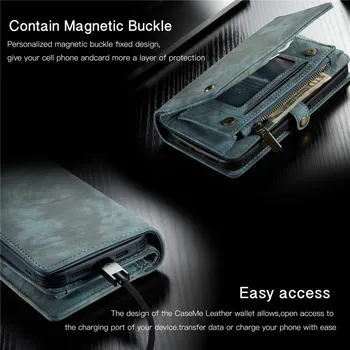 Luxusná Kožená Peňaženka puzdro pre iPhone 12 Mini 11 Pro XS Max XR X Flip Držiteľa Karty Kryt pre iPhone SE 2020 8 7 6 6 Plus Coque