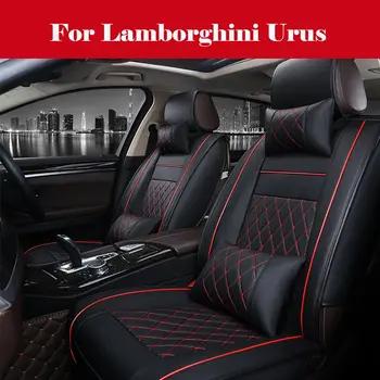 Luxusné Auto poťah PU Kožené 5 Sedadiel Predné+Zadné SUV Vankúše Univerzálny sedák Pre Lamborghini Urus