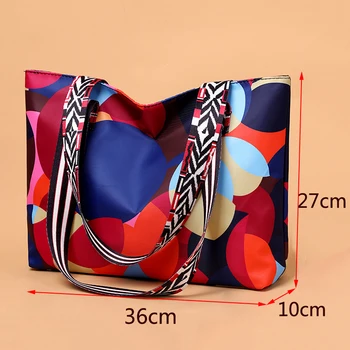 Luxusné Kabelky Ženy Tašky Dizajnér Oxford Handričkou Tote Bag Vysoká nosnosť Tašky cez Rameno pre Ženy 2020 Nové Veľké Nákupné tašky Kabelky