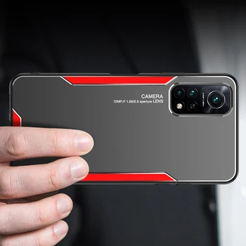 Luxusné Kovové Tenké puzdro pre Xiao 10 TON Pro 5G Pocophone POCO X3 NFC F2 Pro Redmi K30S Poznámka 9S 9 8 8T 8A 9A Zadný Kryt