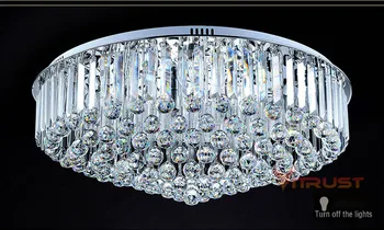 Luxusné Krištáľové Lustre Stropné Svietidlo Osvetlenie Lustre Jednoduché Atmosférických Obývacia Izba Crystal Stropné Svietidlo
