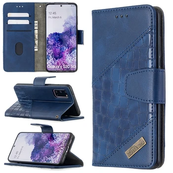 Luxusné Krokodíla Textúra Peňaženky Telefón Puzdro Pre Samsung Galaxy Note 10 20 Plus Kože Flip Cover S9 S10 S20 Ultra A51 A71 Prípadoch