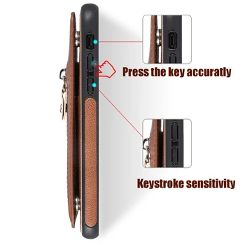 Luxusné Peňaženky Prípade PU Kožené Stojan Sloty pre Karty Prípade Double Magnetická Spona Shockproof Kryt Pre iPhone XR XS Max 6 6 7 8Plus