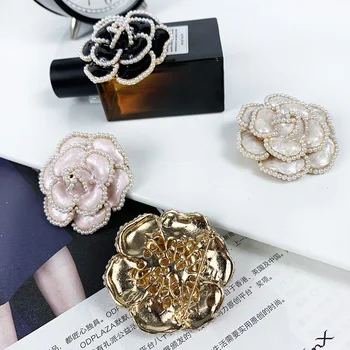 Luxusné Značky jewlery štýl kvety pearl Kolíky Brošne kvet Broche Broach Šperky pre Ženy