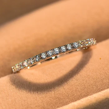 Luxusné Žena Malé Zirkón Kamenný Kruh, Módne Zlatá Farba Svadobné Šperky Sľub Lásky Zásnubné Prstene Pre Ženy