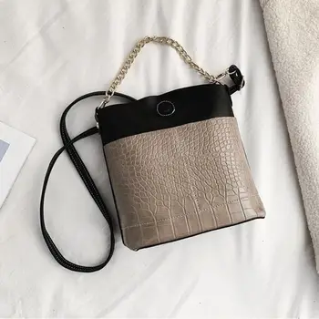 Luxusný Dizajn Plastický Kožené Vedro Taška Pre Ženy 2019 Reťazca Telefón Mince Kabelku Malé Tašky Cez Rameno Ženy Messenger Taška #15