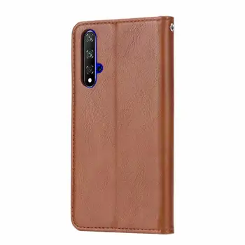 Luxusný Vysoko Kvalitné Peňaženky S Card Magnetické Flip Cover Kožené puzdro Pre Huawei Nova 5T