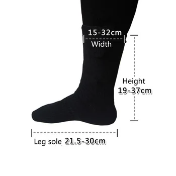 Lyžovanie Elektrické Vyhrievané Ponožky Muži Ženy vykurovacími Dlhé Bavlnené Ponožky Pre Studené Nohy v Zime Teplé Nohy Nohy Polovici teľa Ponožky 3V