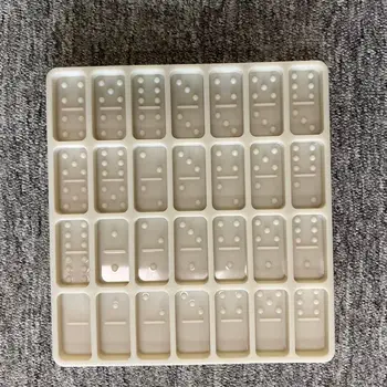 LÁSKA ' N ' dizajn LV004D živice hra formy Odbornej veľkosť Dvojité 6 Domino Silikónové Formy na DIY lesk položky
