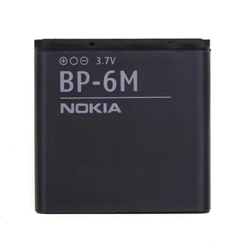 Lítium Li-Po 3,7 V 1100 mAh Batériou BP-6M BP 6M Pre Nokia 3250 6151 6233 6280 6288 9300i N73, N77 N93