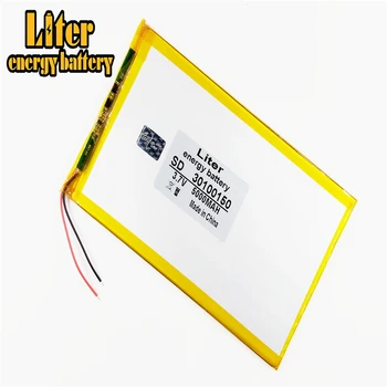 Lítium-polymérová batéria 30100150 3,7 V 5000MAH V819 3G Tablet PC vstavanej batérie Nabíjateľné batérie