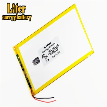 Lítium-polymérová batéria 30100150 3,7 V 5000MAH V819 3G Tablet PC vstavanej batérie Nabíjateľné batérie