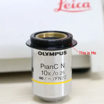 M25 M26 M27 M32 na RMS Niť Mikroskopom Cieľ Adaptér Objektívu Krúžok pre Olympus Zeiss Mitutoyo Mikroskopom