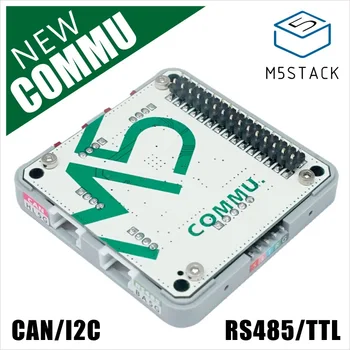 M5Stack Nové COMMU Modul Rozšíriť RS485/TTL MÔŽE/I2C Port s MCP2515 TJA1051 SP3485 Vývoj Doska pre Arduino EP32 Auta