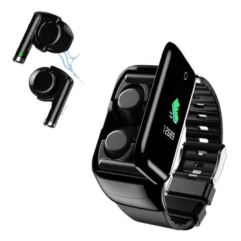 M7 Smart Hodinky TWS Slúchadlá 2 v 1, Bluetooth 5.0 Športu Podnikania Náramok Fitness Sledovanie Tepovej frekvencie Slúchadlá Náramok