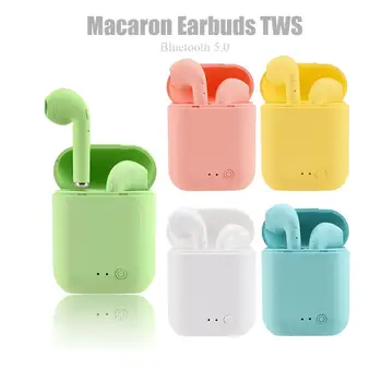 Macaron Mini 2 TWS Bezdrôtové Slúchadlá Bluetooth 5.0 Slúchadlá Slúchadlá Športové Headset S Mikrofónom Plnenie Box Slúchadiel pre iPhone