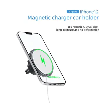 Macsafe Vozidla Kolísky Auto, Mobilný Telefón Podporovať Macsafe Stojan, Držiak Mega bezpečné Pre iPhone 12 Pro Max Mini Air Vent Magnet Držiteľ