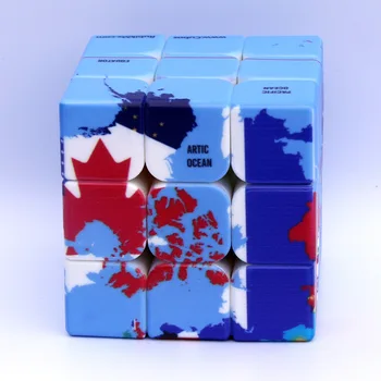 Magic Cube Magnetique Puzzle Kocky Mozgu Rozvíjať Hračka UV Tlač Stres Odľahčovacia Hračky Rýchlosť Kocky Neo Cubo Činnosť Vzdelávania Kocka