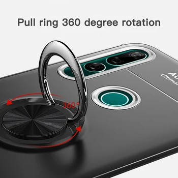Magnet Krúžok Držiak Prípade Huawei Nova 5T 6 SE 7i Prípade Mäkké TPU Funda Huawei Y5 Y6 Y7 Pro Y8P Y9 2019 P Smart Z Plus 2020 Kryt