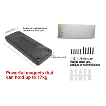 Magnet Ukrytá Zbraň, Pištoľ, Puška Mount Držiak Magnetické Puzdro Stôl Tabuľka Auto