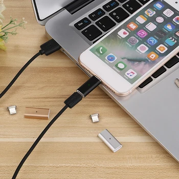 Magnetické Kábel Pre Apple Nabíjanie pomocou pripojenia USB Dátový Kábel Pre iPhone X 7 6 8 6 Plus 5S XS MAX XR Pre iPad Mini 8 Pin Rýchle Nabíjanie Káble