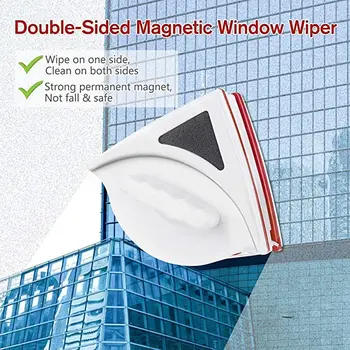 Magnetické Okna Stierač Skla Čistiaci Štetec Nástroj, Dvojité Bočné Magnetické Kefa okenného Skla Kefa na Umývanie, Upratovanie Domácností Nástroj