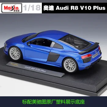 Maisto 1:18 Audi R8 V10 Plus športové auto simulácia zliatiny auto model kolekcie darček hračka