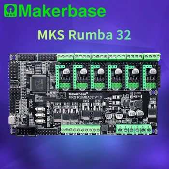 Makerbase MKS Rumba32 180MHZ 32-Bit 3d tlačiarne riadiacej dosky 6 Motorových Vodič Porty podporujú Marlin 2.0 MKS TFT TMC2209 TMC2208