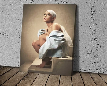Maliarske plátno Ariana Grande Sladidlo Fotenie Plagáty a Tlačí na Steny Umenie Obrázok pre Obývacia Izba Decor Č Rám