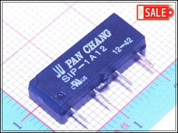Malé Dávky (10Pcs/lot) SIP-1A12 12V SPST Miniatúrne Jazýčkové Relé Spínač Na PCB