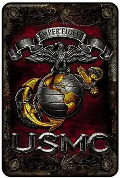 Marine Corps Stenu Značky, USMC Kovové Prihlásiť