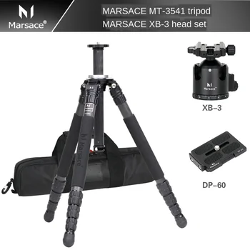 MARSACE MT-3541 + XB-3 + DP-60 uhlíkových vlákien zrkadlovka panoramatické pan / tilt set statív